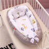 85*50cm Pillow Cotton Cradle Nursery Collapsible Toddler Crib Sleeping Portable Baby Nest Bed For Newborn Bassinet