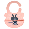 Durable Using Various Washable Sublimation Waterproof Feeding Soft Silicone Baby Bib