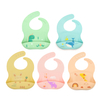 2022 Hot Selling Silicone Animal Baby Bibs For Babies And Toddlers Waterproof Adjustable Soft Extra Wide Food Catcher Pocket